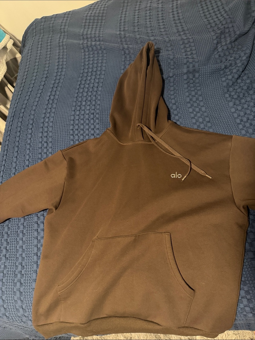 ALO Yoga Men's Brown Pullover Hoodie